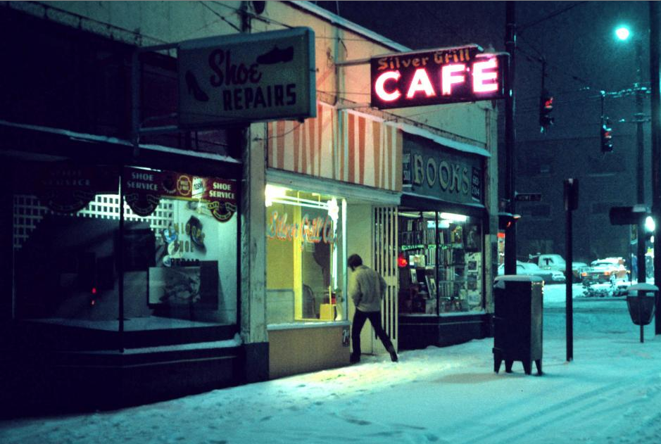 Greg Girard, Silver Grill Cafe , 6am. (1975).