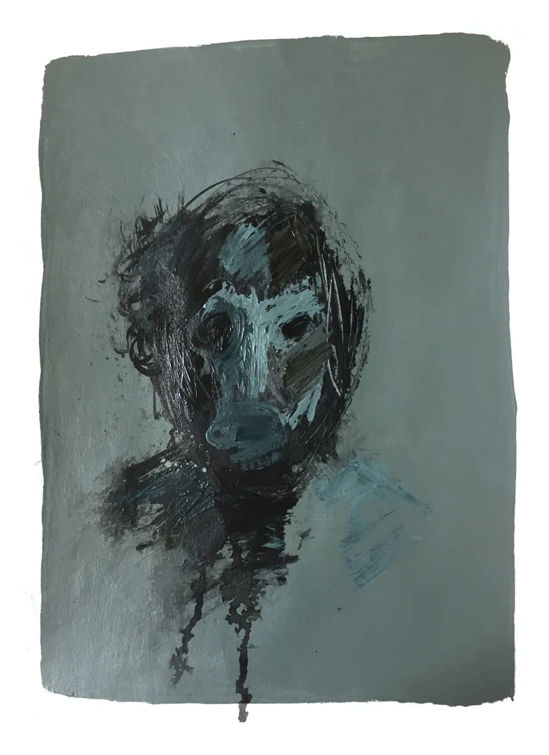 Laurel Swenson, “Apocalypse Head 5”, from the series Apocalypse Portraits