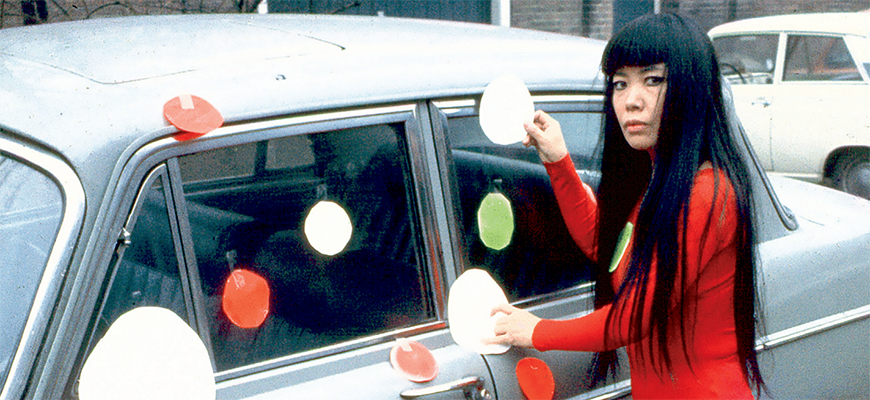Film still from Heather Lenz's Kusama - Infinity (2018)