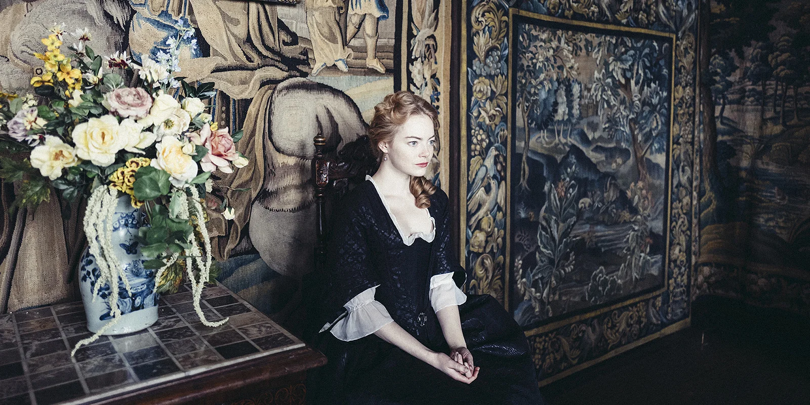 The Favourite film still via Vancouver International Film Festival.