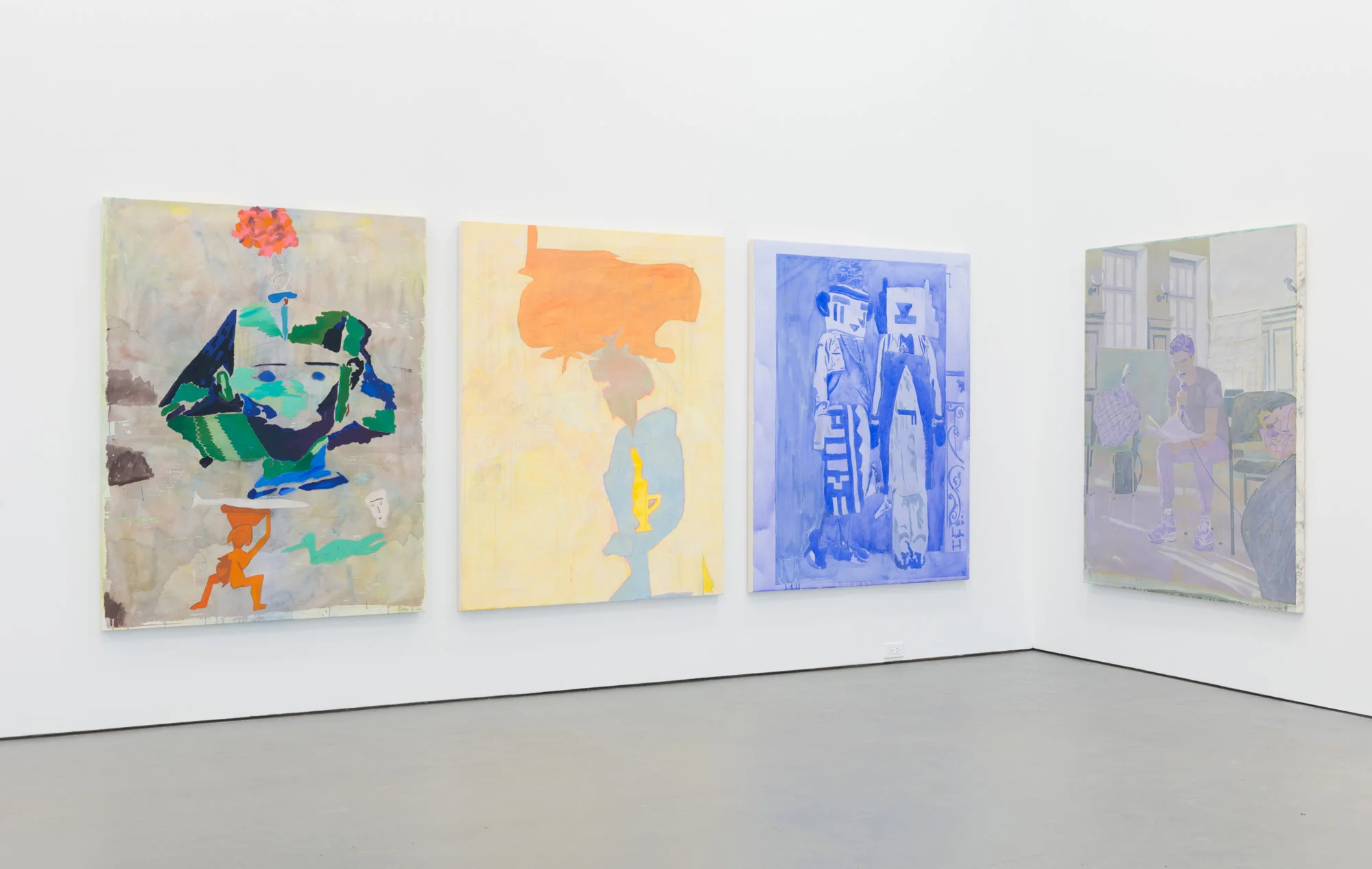 Les Ramsay’s “You Go Disco & I’ll Go My Way” via Galerie Antoine Ertaskiran. Photo by Paul Litherland.