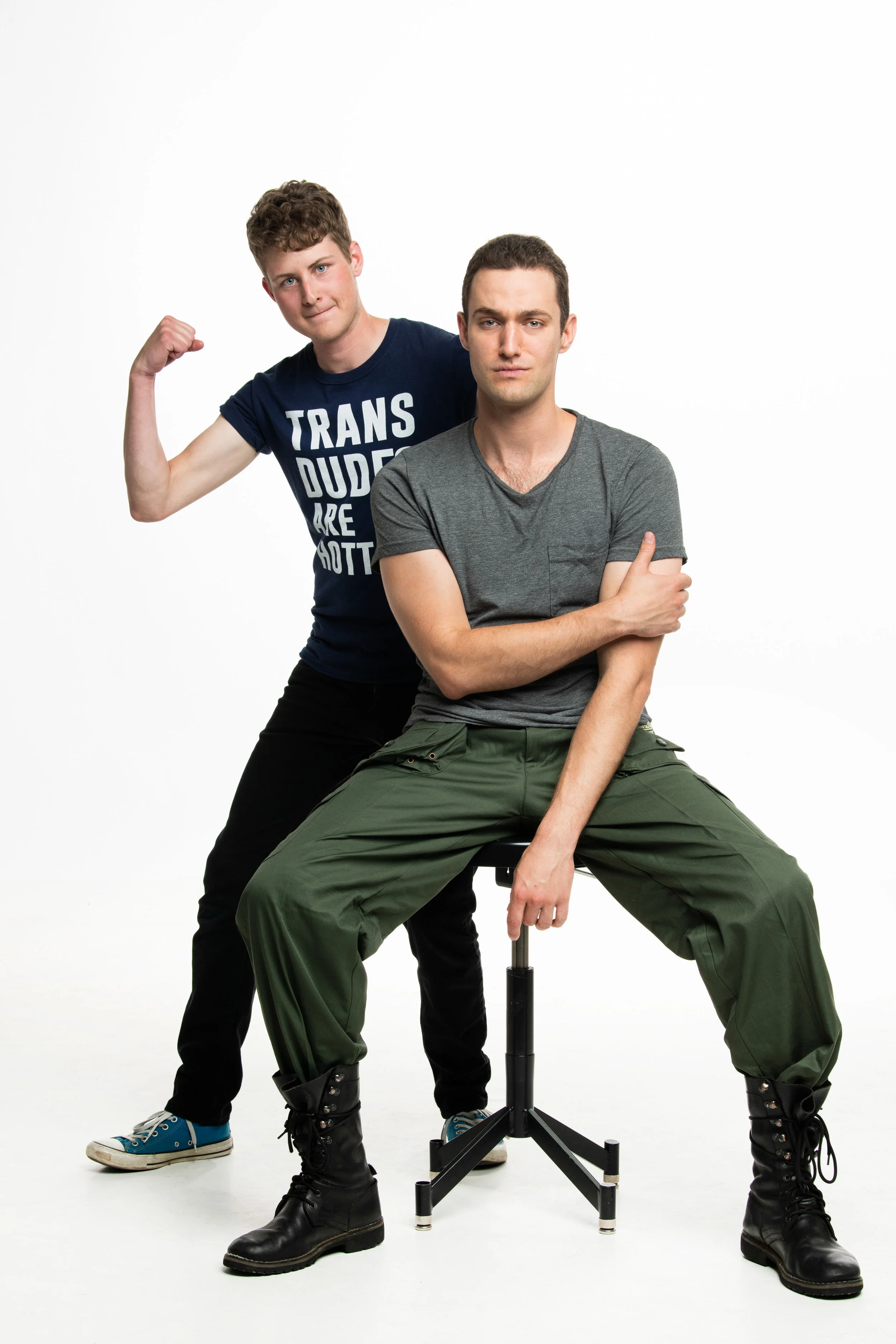 Jordan Fowlie, Victor Dolhai. Photo by Emily Cooper.