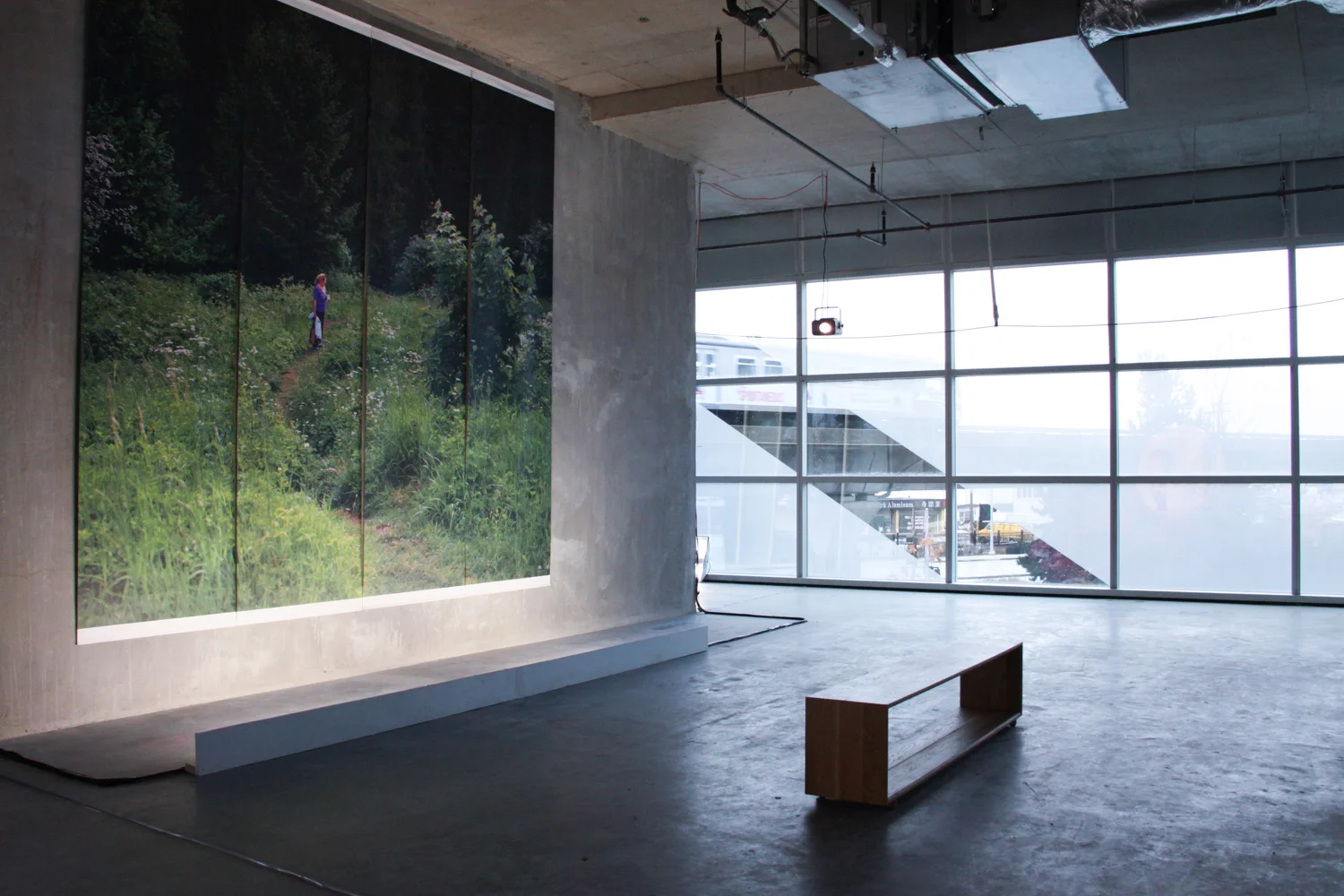 Lost on the way, 2016, toner print (installation view)