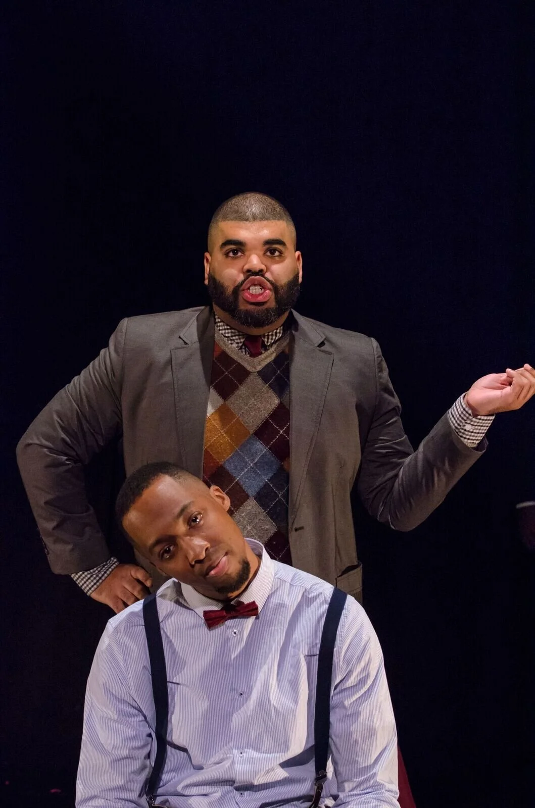 Chris Francisque and Andrew Creightney in the surrealist second vignette