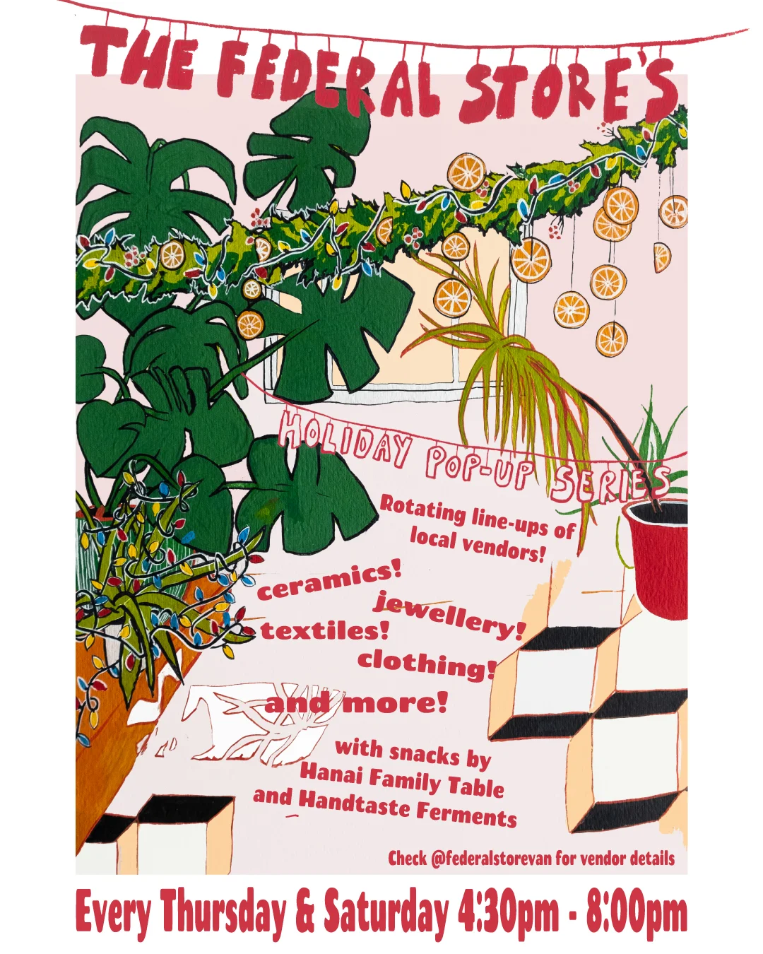 Federal Store’s Holiday Pop-Up Series