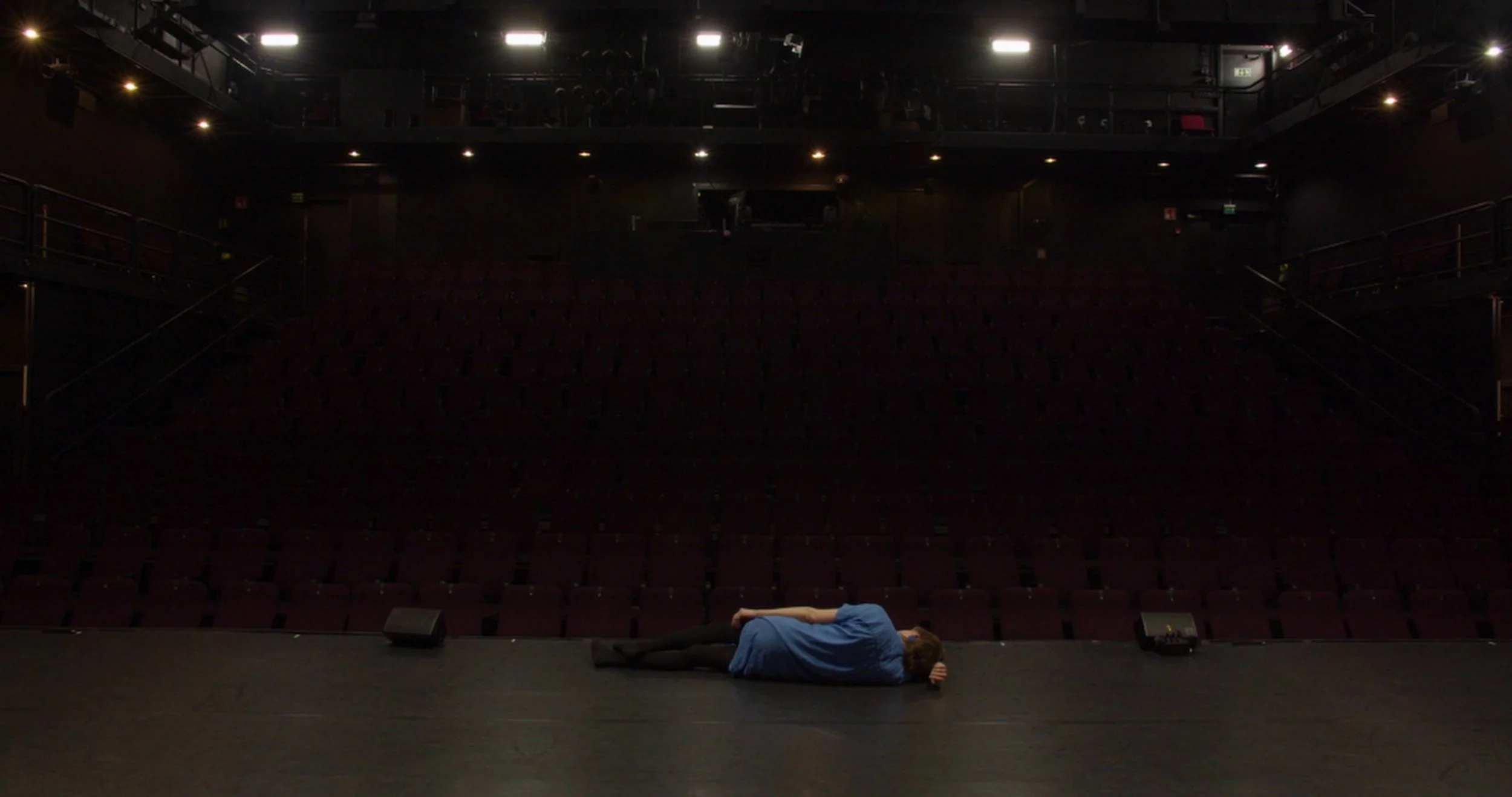 Video still from exhibit Cirrus by Holly Márie Parnell at the Western Front gallery.