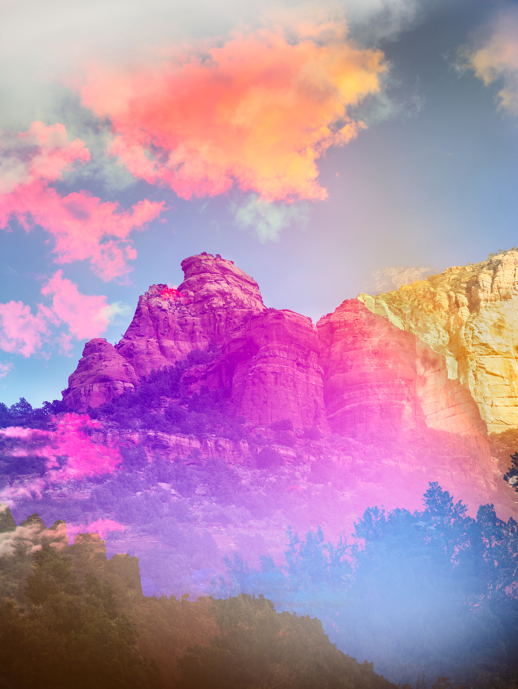 Psychscape 87 (Coffee Pot Rock, AZ), 2018
