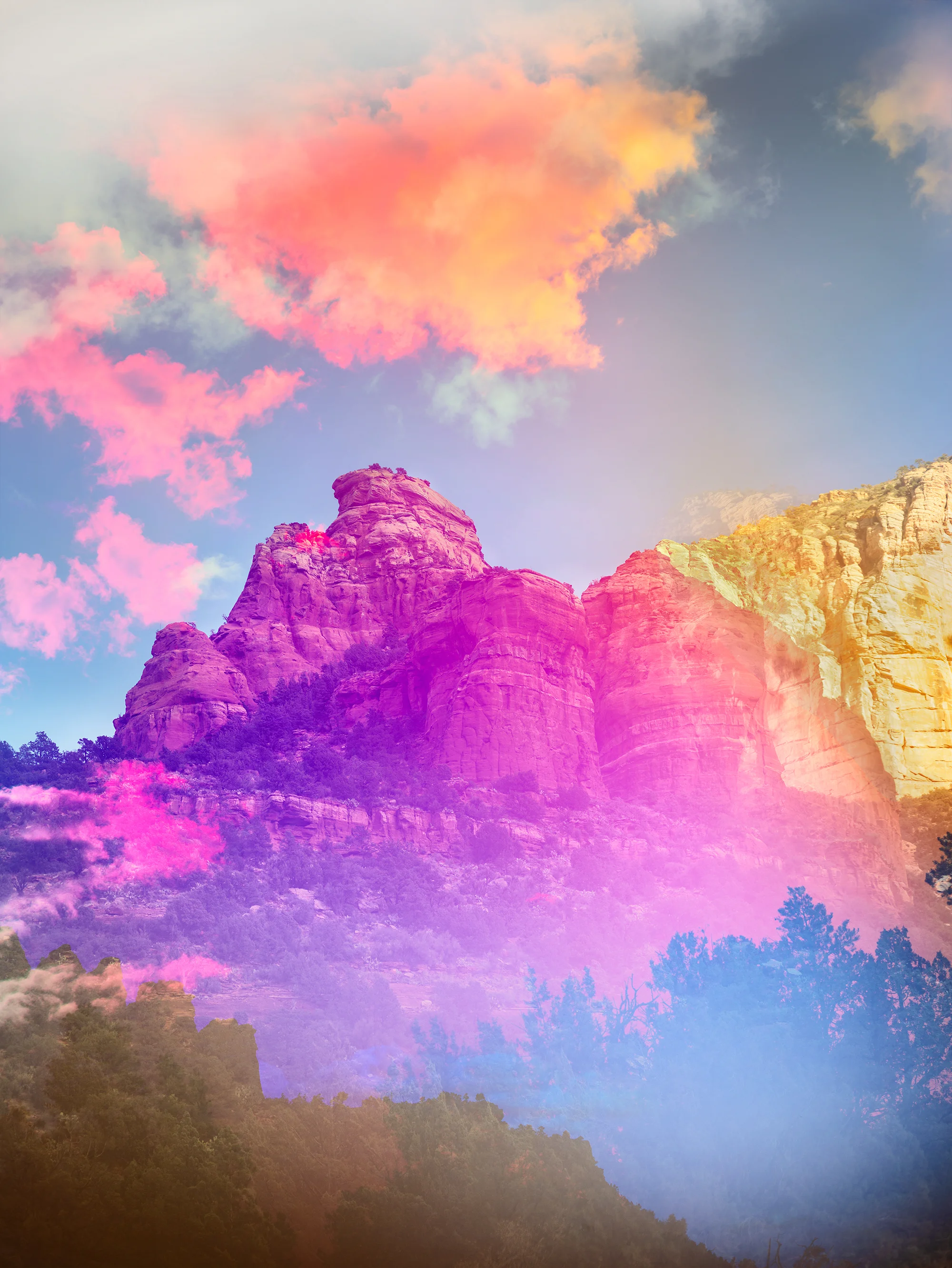 Psychscape 87 (Coffee Pot Rock, AZ), 2018