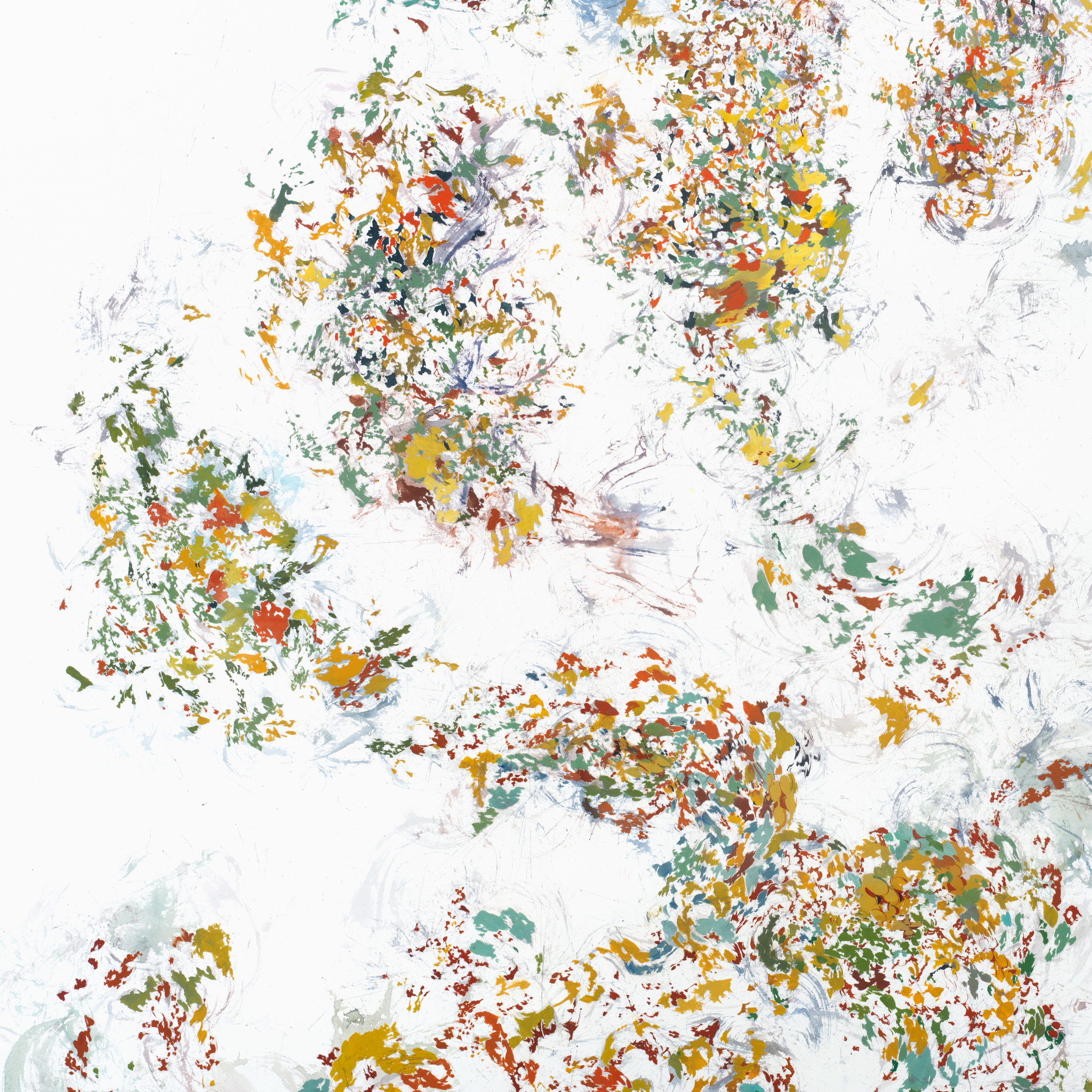   Islamorada  (Detail), 2015 Gouache and ink on paper 60 x 55 inches 