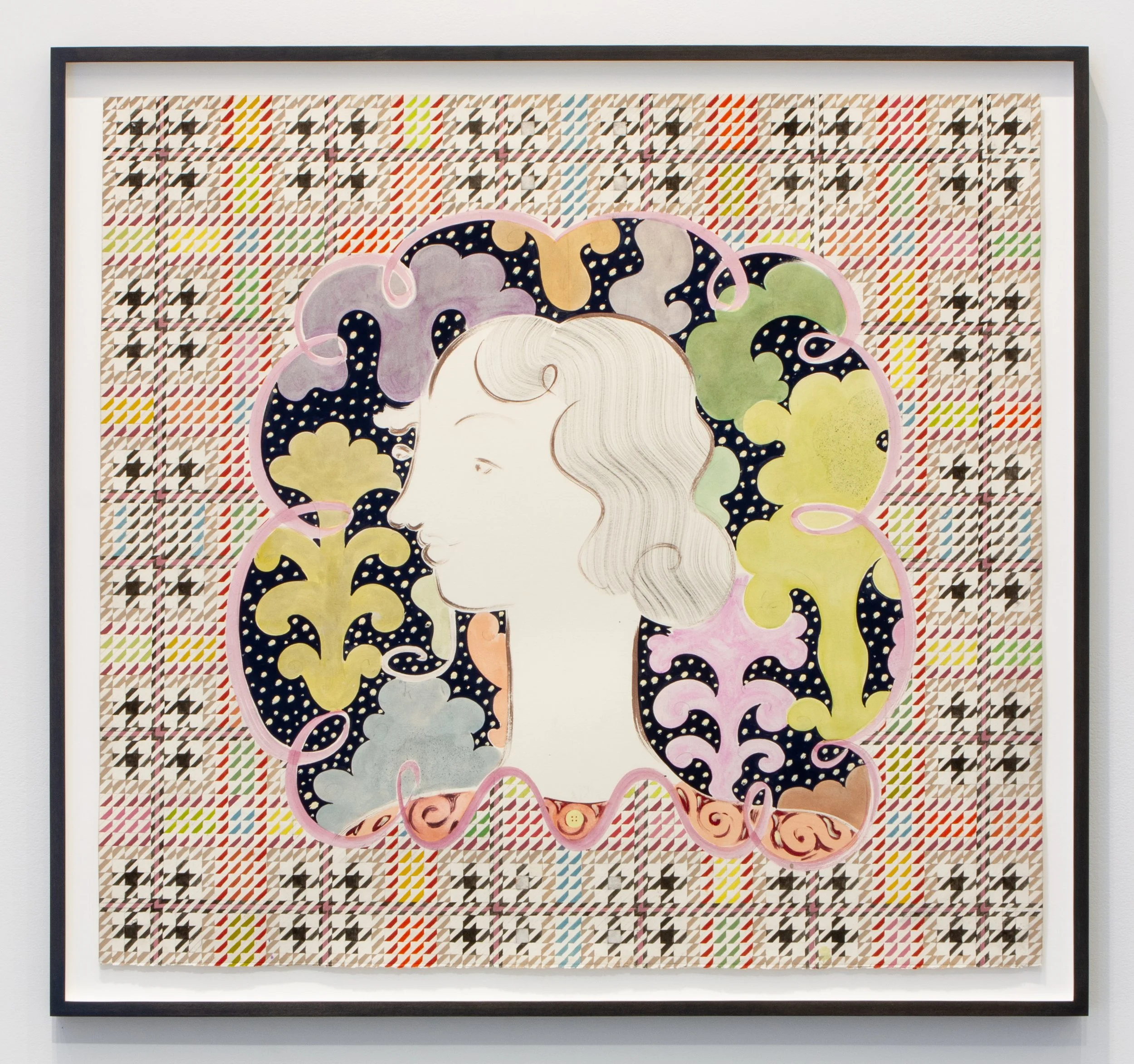 Petronia , 2025 Gouache, watercolor, and ink on paper 37 1/2 x 34 1/2 inches