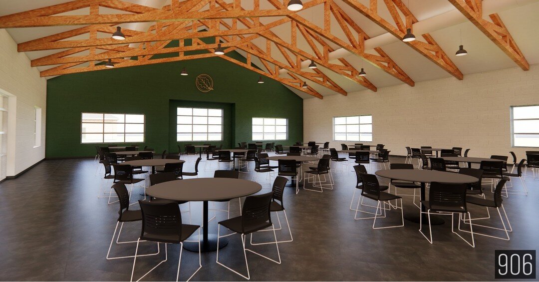 Here is a sneak peek inside the new Dining Hall Addition at New Hope Academy! As part of the school's expansion/renovation plan, this multi-functional space will provide the students and faculty with an area essential to the improvement and growth of