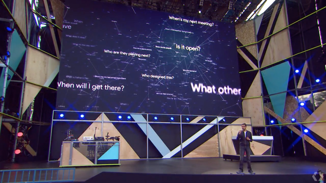 Commissioned by Google to develop a visualizer to celebrate Google Translate during its Google IO 2016 conference.. The visual was displayed on stage during Sundar Pichai's keynote.