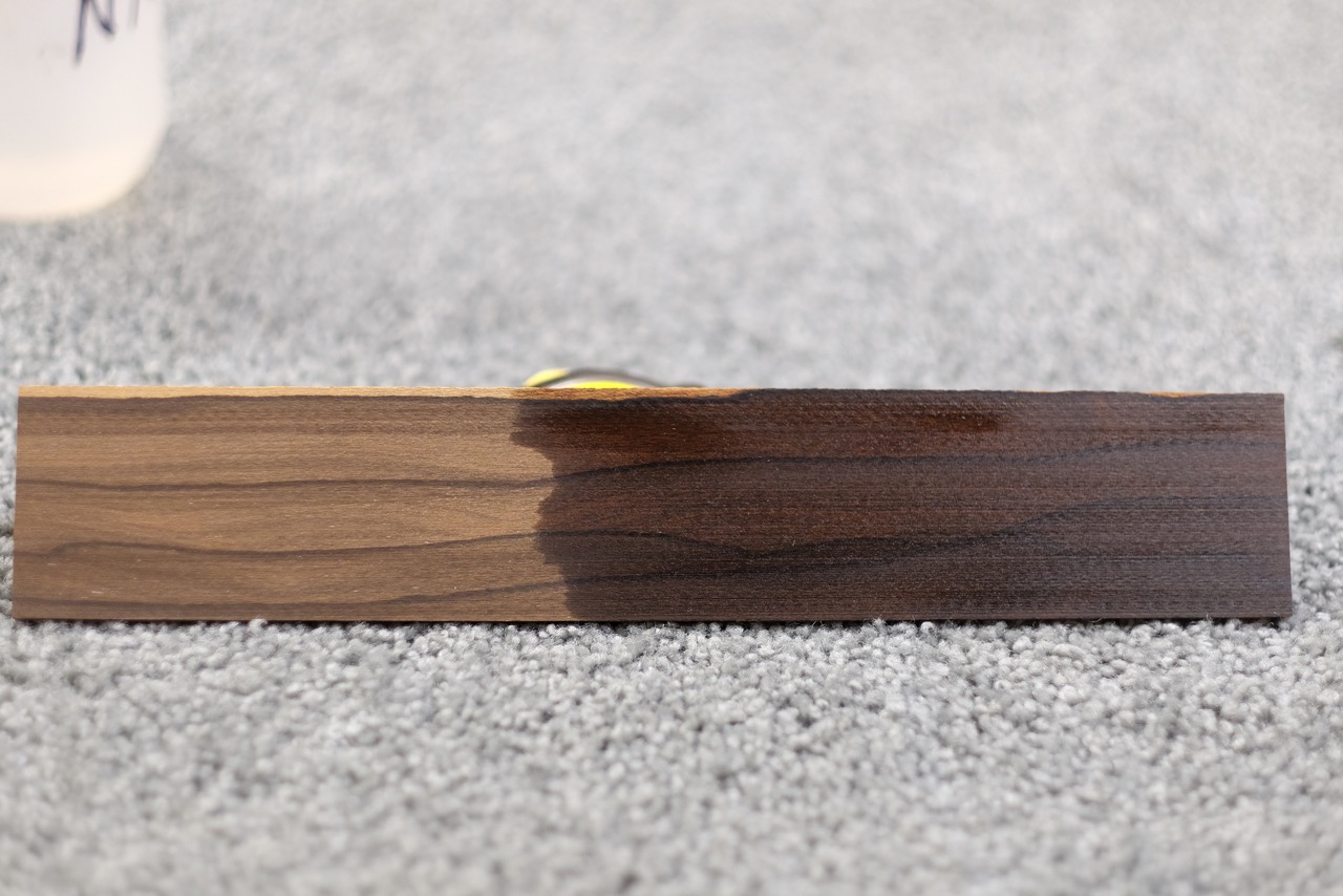 And now for somethign a little different: a Ziricote fingerboard