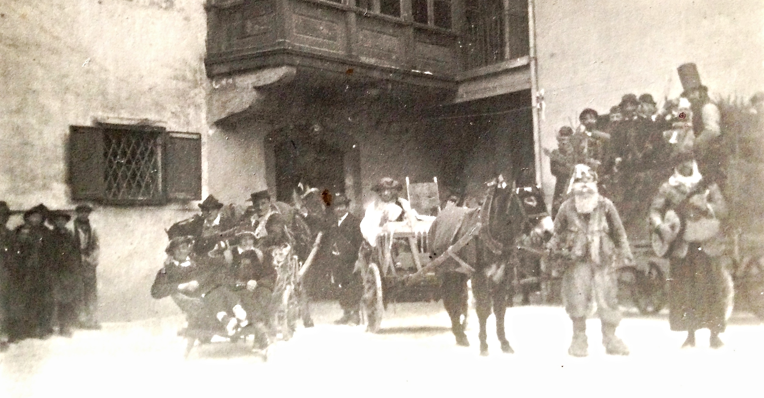 Maschggra im Ansitz von Hausmann - Stetten 1921 Carnevale nella Residenza Hausmann - Stetten 1921