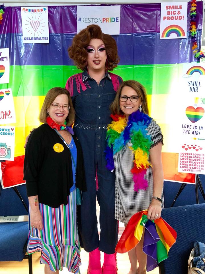 Mama Celeste, Rev. Debra & Mayor Lisa Merkel, Mayor of Herndon