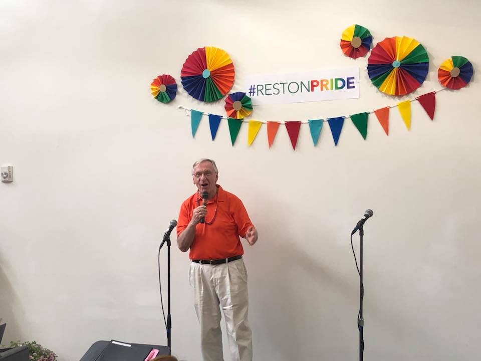 Del. Ken Plum gave remarks. Del. Plum is a true ally and advocate, it was a pleasure to have him with us.