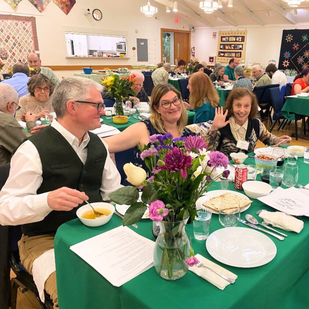 Last Saturday, the UU Reston community gathered for a beautiful Passover Seder. Huge thanks to Tiffany Diehl, Clinton Diehl, and Jeff Schatz for all the work they put into making it happen!