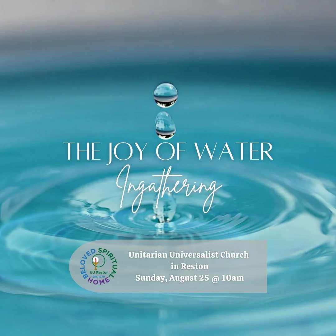 Join us this Sunday @ 10am for an intergenerational Ingathering service.

We will welcome everyone back from our Summer adventures and help us jump back into the responsibilities of Back to School as we intermingle the waters of our Summer escapades.