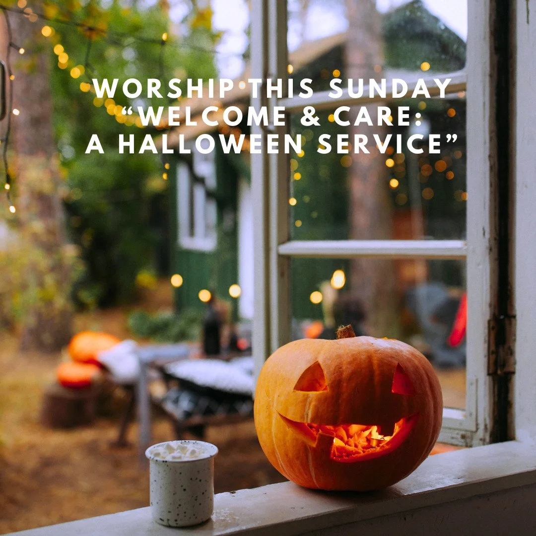 π Join us this Sunday for a fun, intergenerational Halloween service! We’ll explore the many ways we and our neighbors show up in the world—costumes encouraged! π»
π¬ Bring a food item (or more!) for our Trick-or-Treat collection suppor