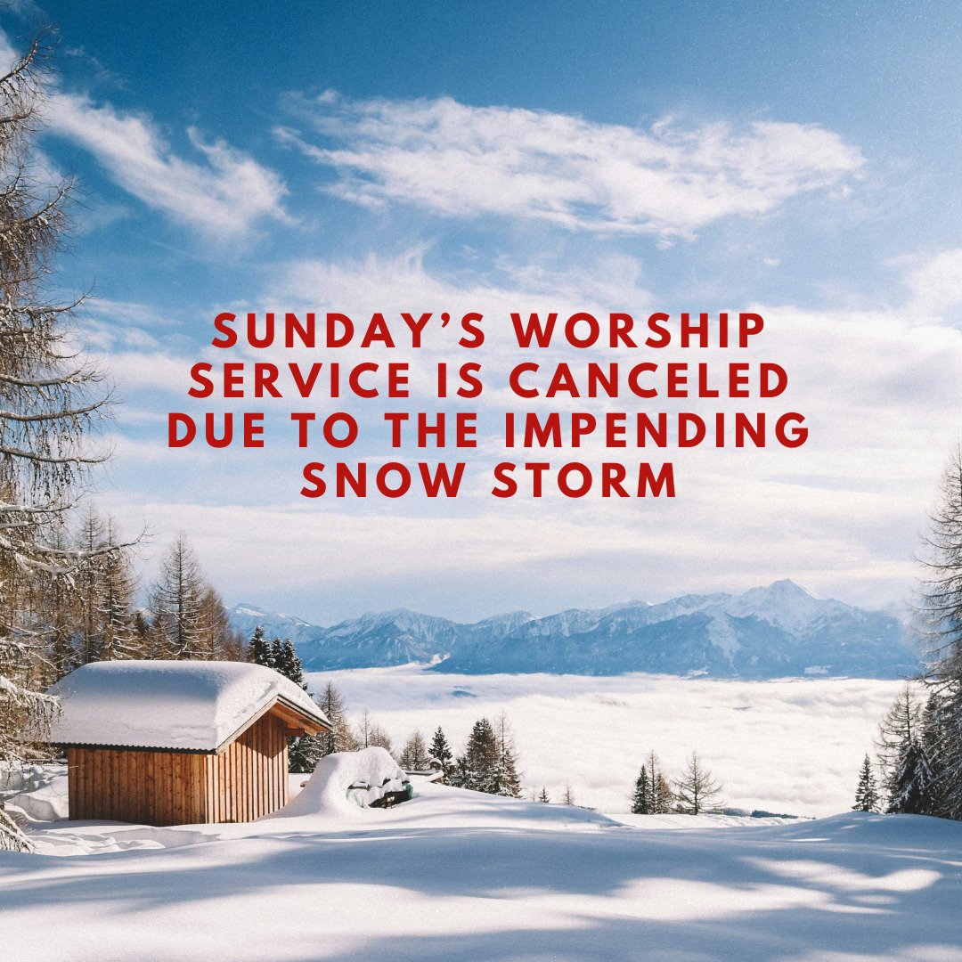 Due to the impending winter storm, which is expected to result in significant snowfall this weekend, the weekly worship service is canceled and UUCR will be closed on Sunday, January 25.

Enjoy the snow and be safe,
UUCR Staff