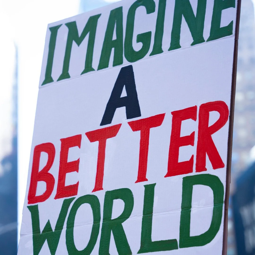 Join us this Sunday at 10am for our weekly service! This week, Rev. Aileen will explore the possibilities for a better world. 

How do we shape a better world? We know what we want, mostly. But we have to imagine it first. Let us use our imaginations