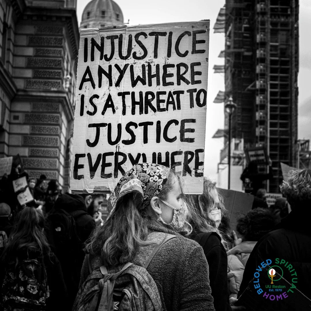 Join us this Sunday at 10am for our weekly service! This week, Rev. Aileen will contemplate what it means resist at a time when our efforts can feel futile and insufficient. 

&ldquo;If you are neutral in situations of injustice, you have chosen the 