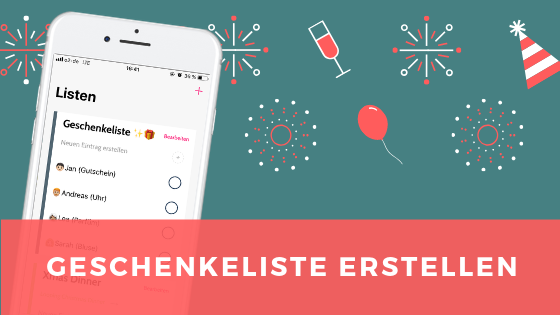Geschenkeliste mit Looping erstellen.