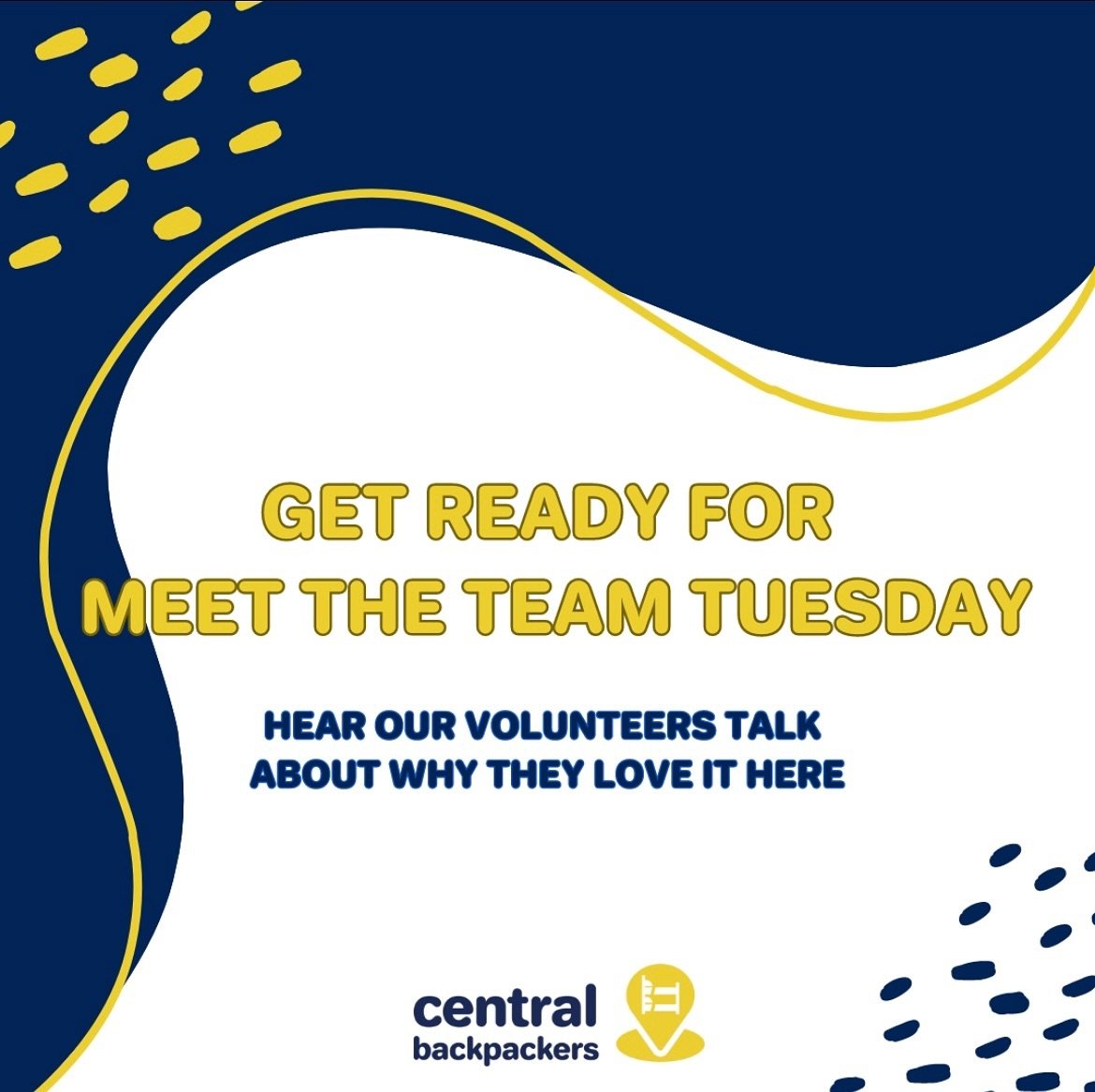 Did you know you can volunteer at our hostel and stay free of charge? Head over to our story every Tuesday to hear our volunteers talk about their experiences.

Join our Team today! Sign up on our website:

https://www.centralbackpackers.co.uk/join-o