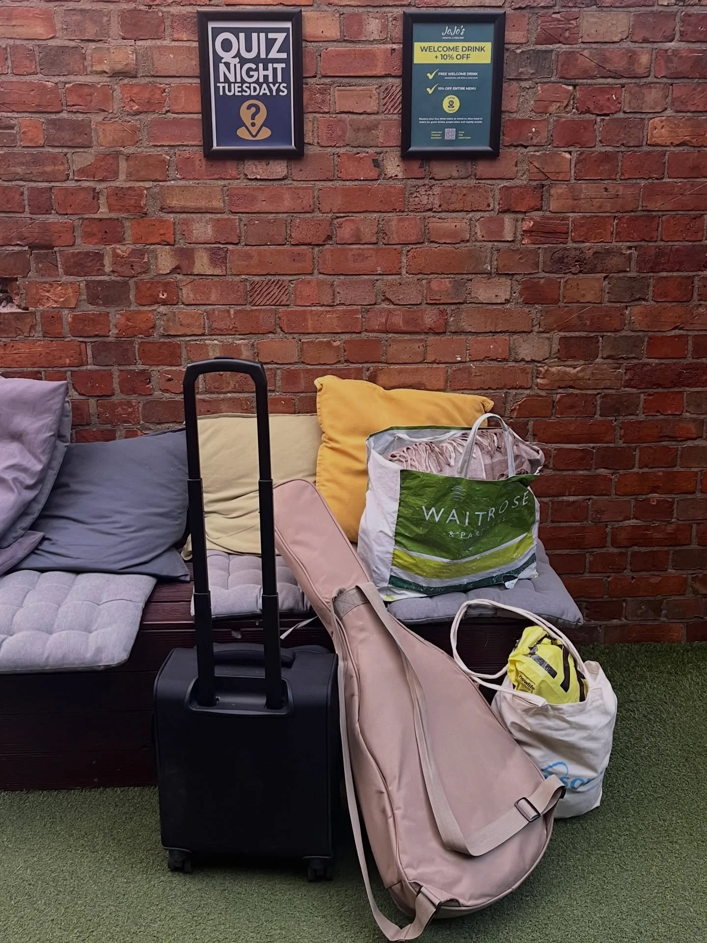 POV: You just arrived at Central Backpackers with things from home, and things you collected on the way. Time to get cosy and put your feet up 🧳