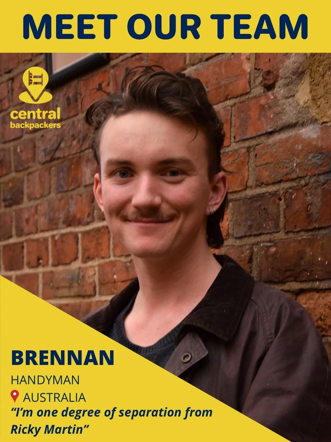 Meet Brennan: He fixes things (and paints stuff)👨&zwj;🔧👨🏼&zwj;🎨
Book your stay with us now and use the discount voucher SOCIAL10 to get 10% off your entire booking!🎉 LIMITED TIME ONLY⏰ T&amp;Cs apply.*

*for up to 4 guests travelling together
M