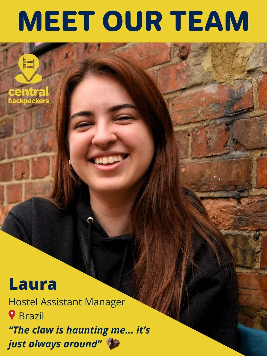 Meet Laura: &ldquo;I used to listen to a song with whale sounds🐳&rdquo;

Don&rsquo;t forget our discount code SOCIAL10! More information on our profileℹ️

#hostellife #oxford #travelling #backpacker #meettheteam