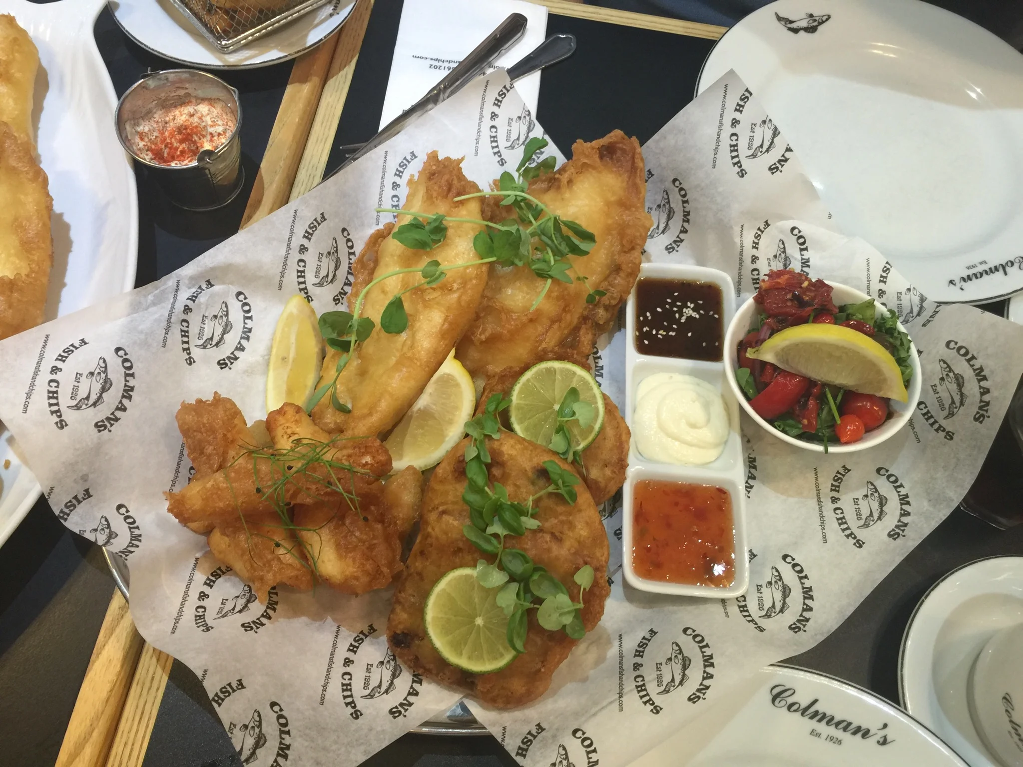 Just some of the amazing food we ate on hour holiday – this from Colman's in South Shields 