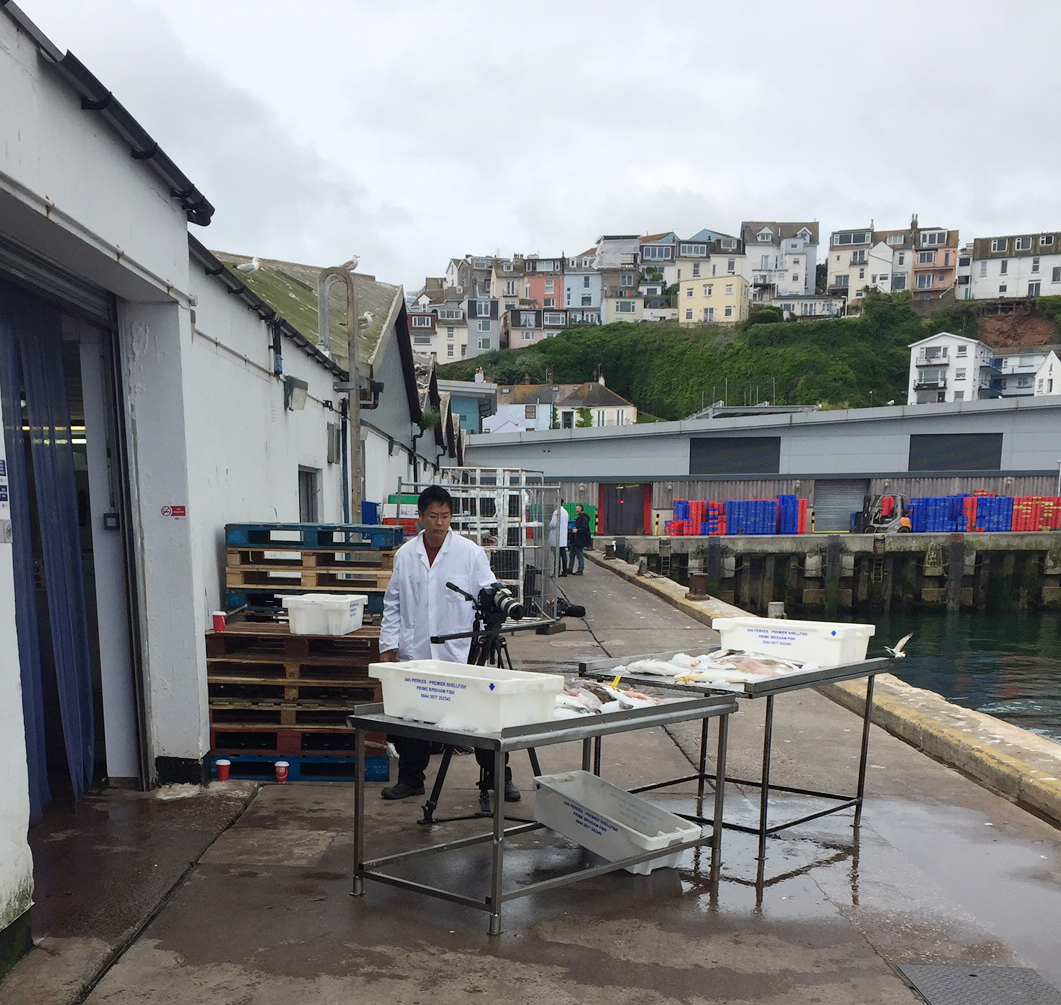 Down at the fish market at 4.30am!