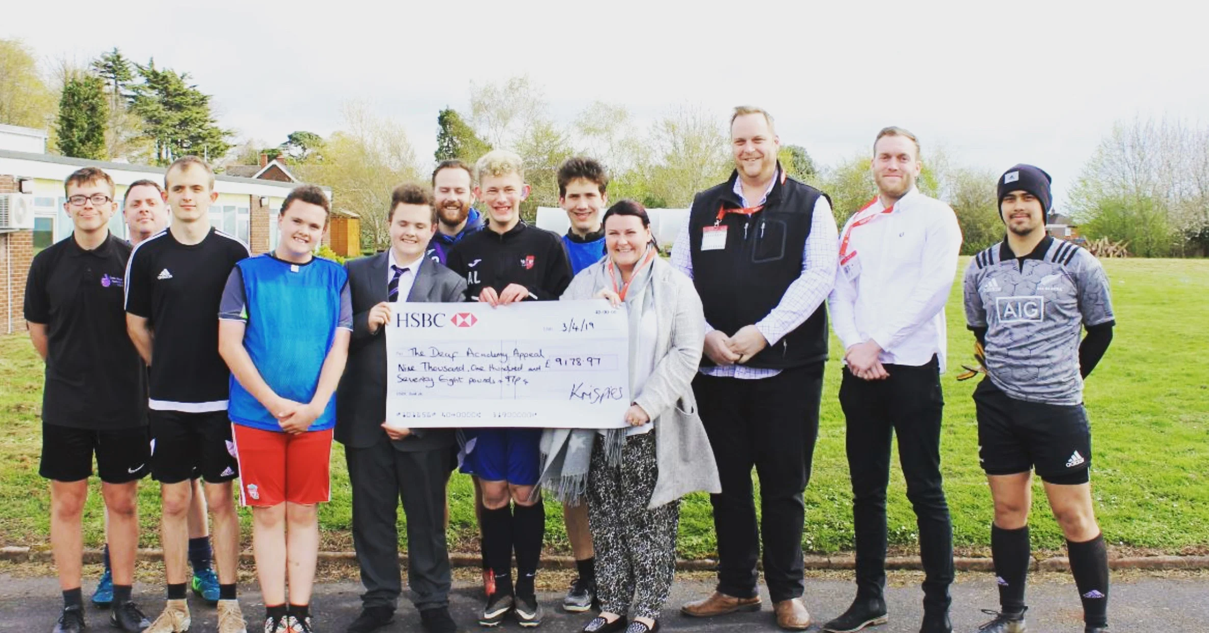 Raising money for the New Deaf Academy has been a genuine pleasure.