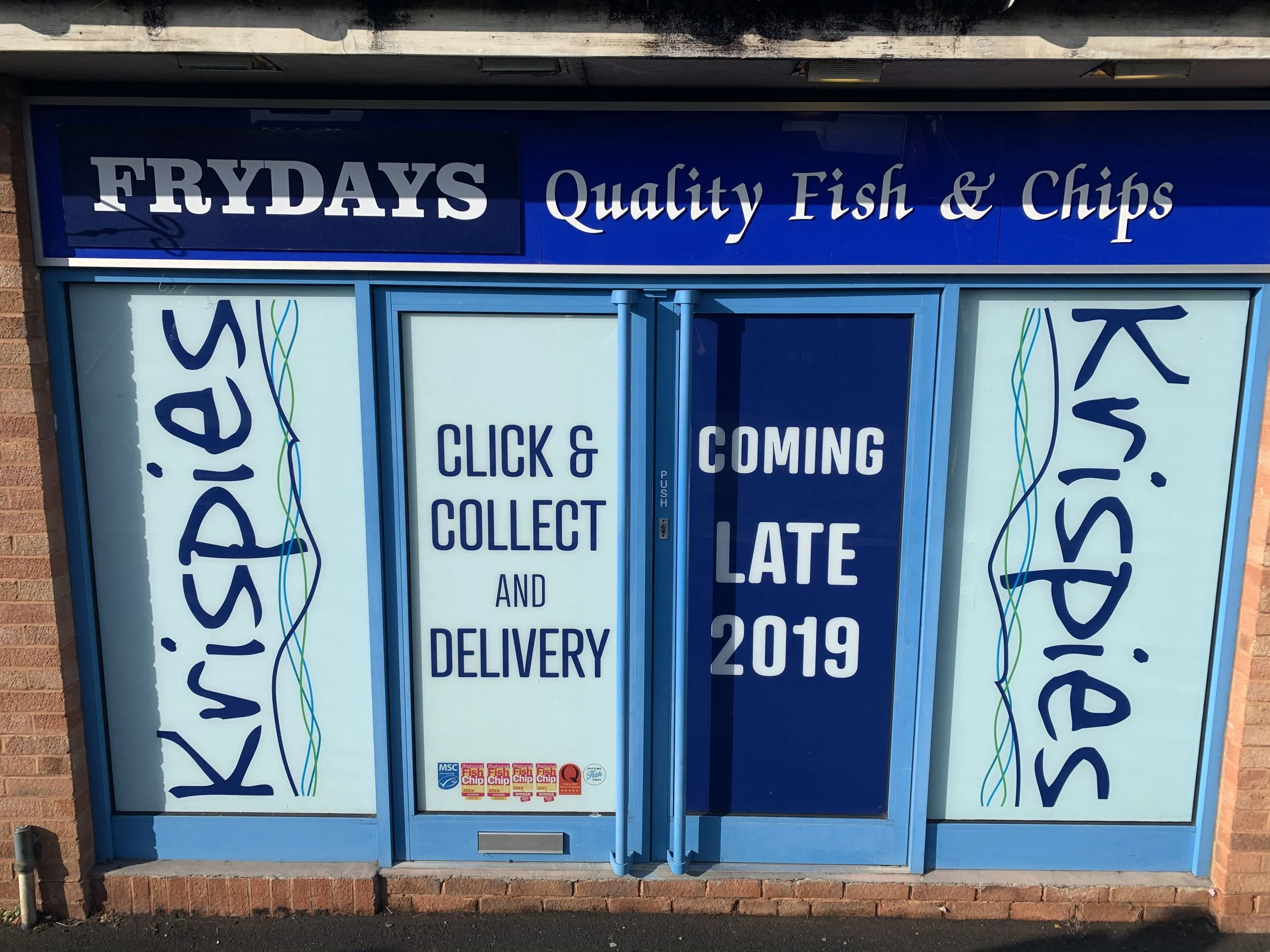 All ready for a refit! We are gutting the shop and starting all over again. We hope it will be open in late 2019