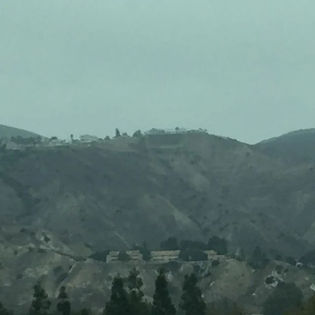 Gorgeous hills in Yorba Linda, CA but I'm grateful to be headed home.