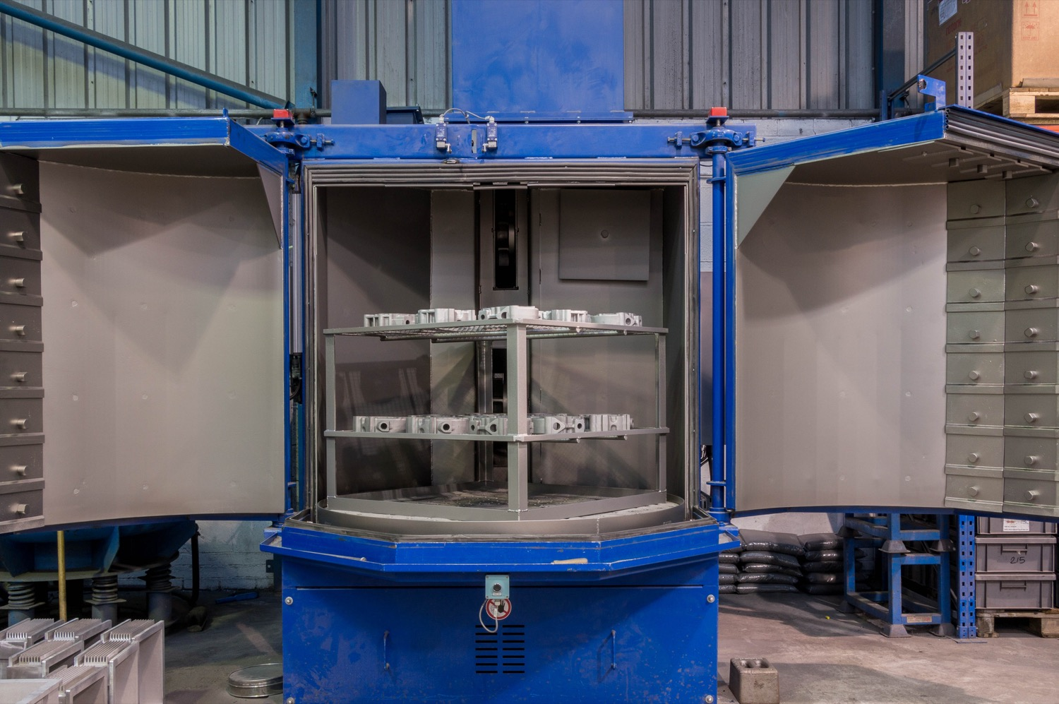 Shot Blasting Haworth Castings UK Aluminium Sand Castings and