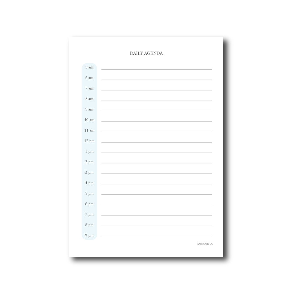 Adhesive Daily Planner Sticky-Note Pads, Daily Planner Format, 4.9