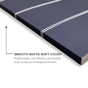 Weekly Planner 8x10 Navy Stripe