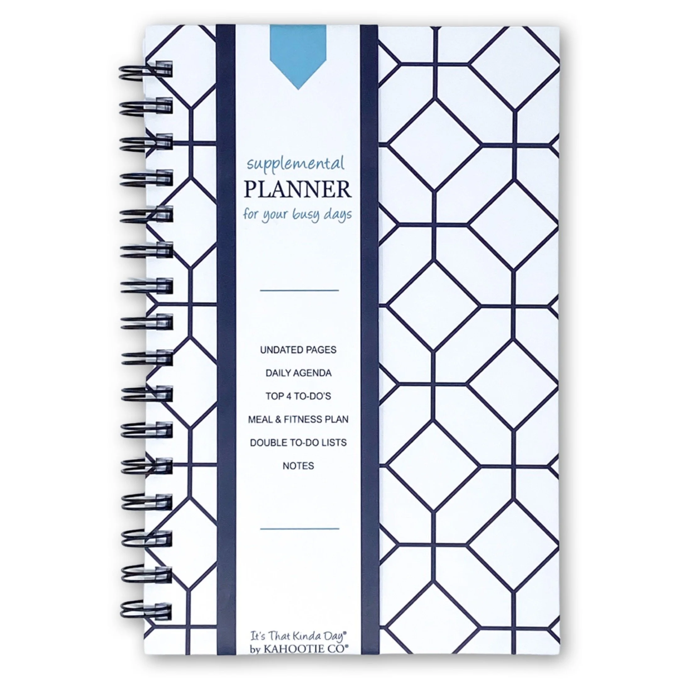 Daily To Do List Planner  (Navy Octogon)