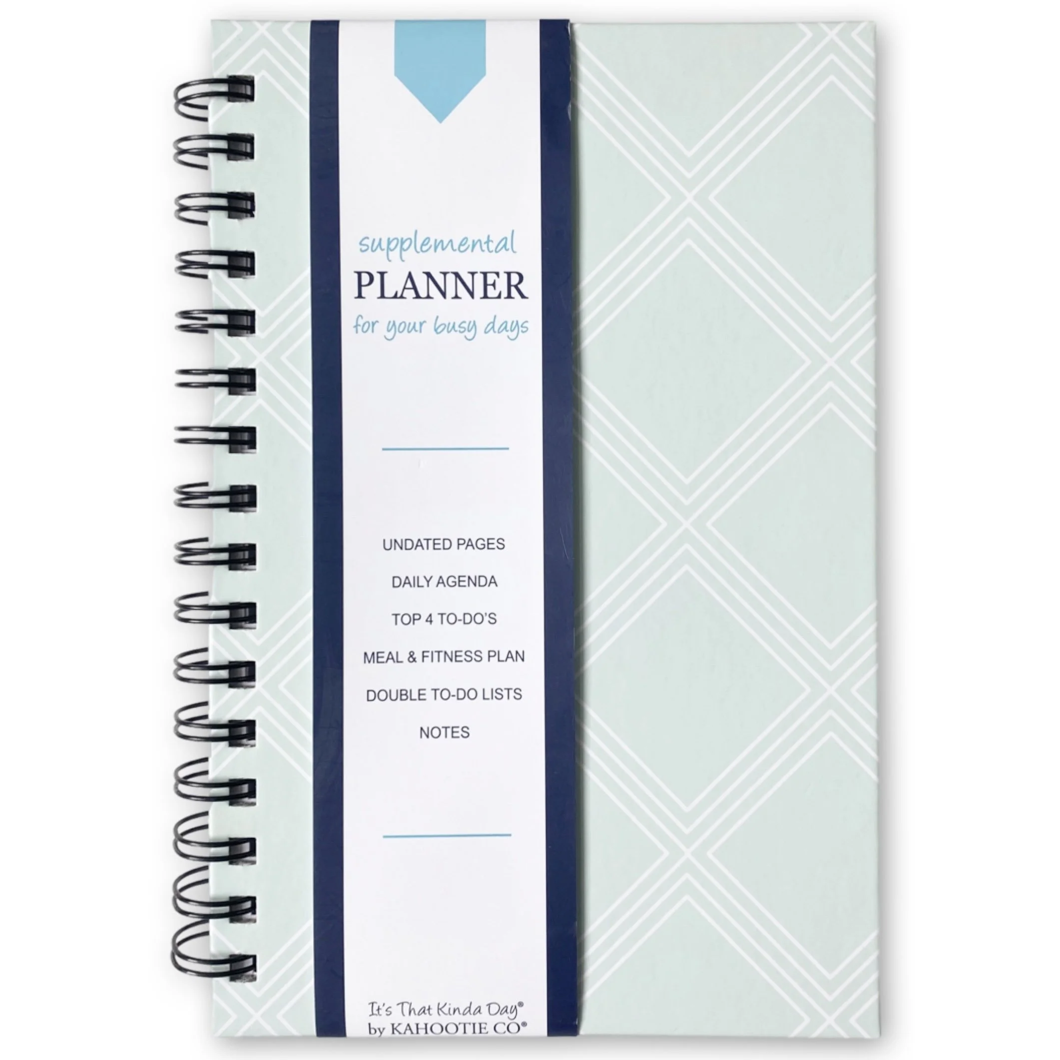Daily To Do List Planner  (Teal Diamond)