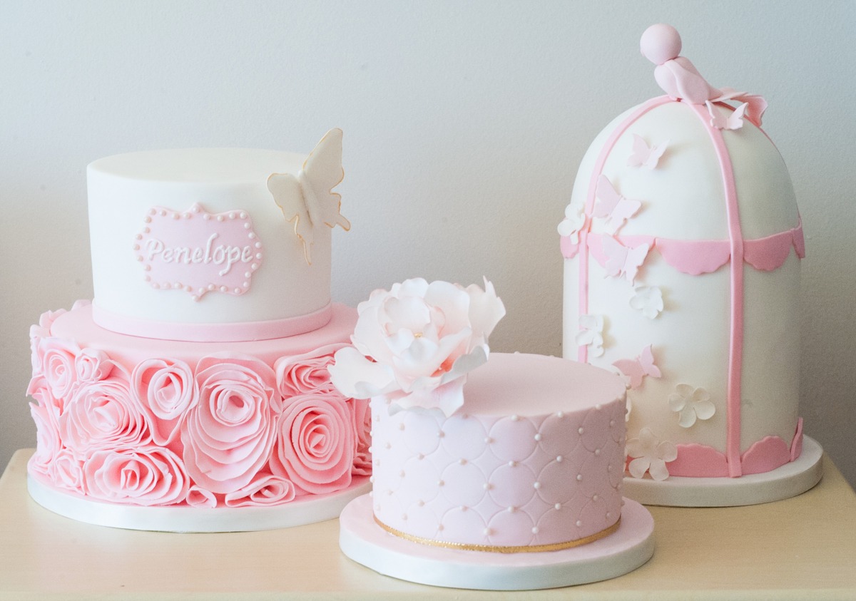 Baptism Cake Trio