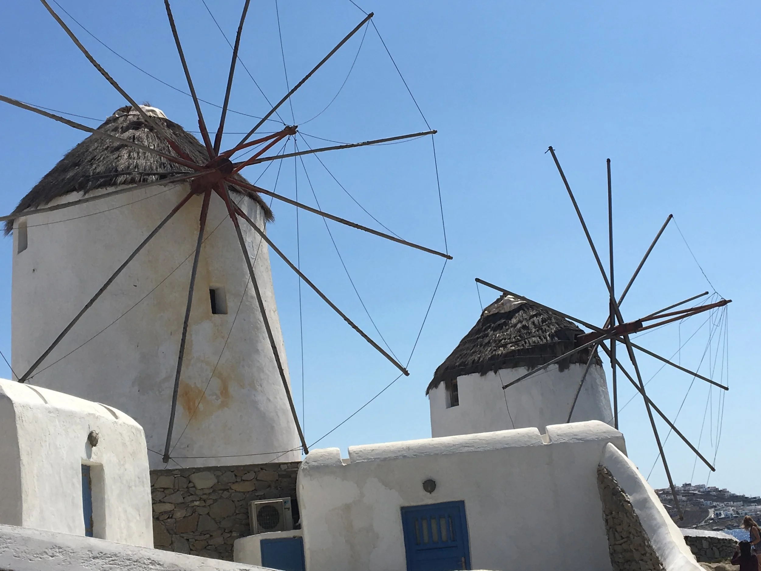 The iconic Mykonos windmills