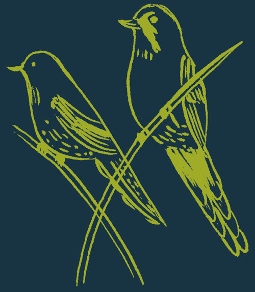 Category : Floral, Birds / Collection :In the Garden
