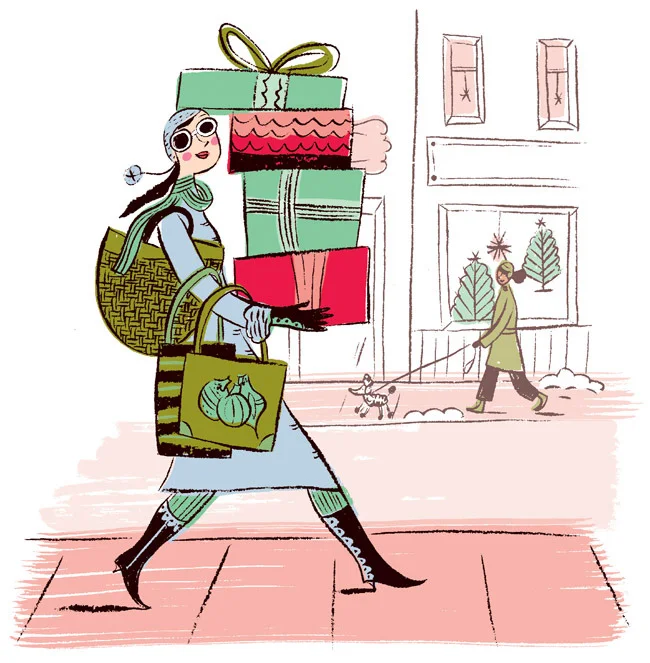 Magazine Châtelaine / Christmas themes / AD Isabelle Dubuc