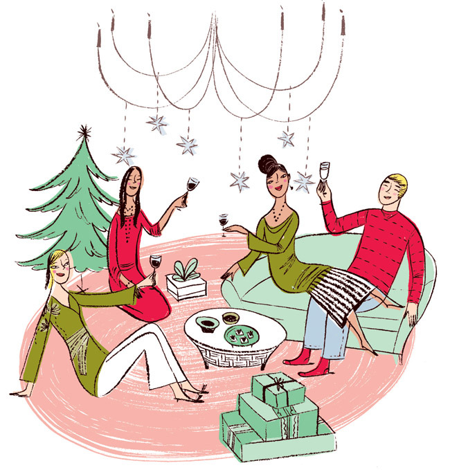 Magazine Châtelaine / Christmas themes / AD Isabelle Dubuc