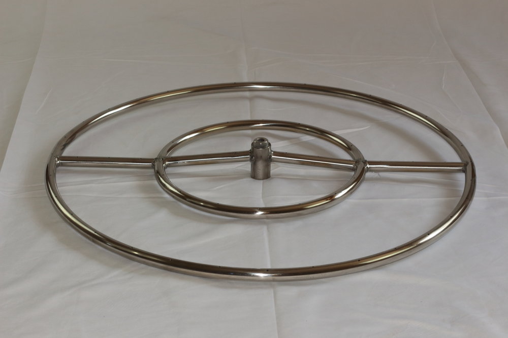 Stainless Steel Round Gas Fire Pit, Fire Pit Burner Ring