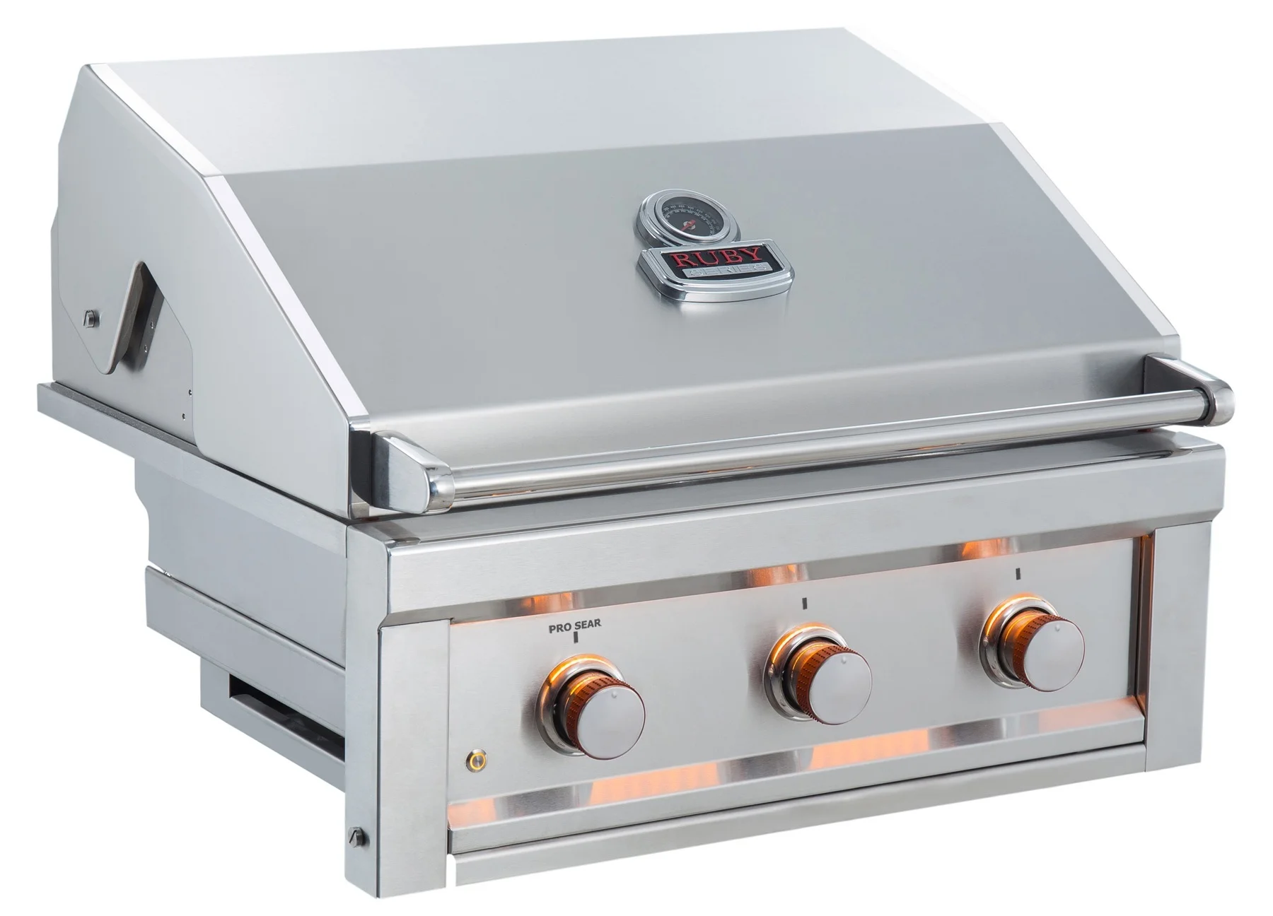 Ruby 3 Burner Pro-Sear 30" Built-In Grill