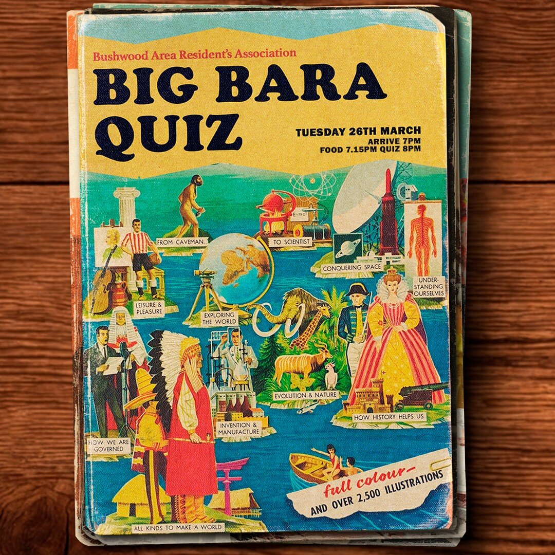 Our Big BARA Quiz is back and we've already sold out. Despite being on sale for just one day all but one ticket has sold. So if you're a solo flyer and want to join a random team we'll make sure we sit you with someone friendly.

This time the food w