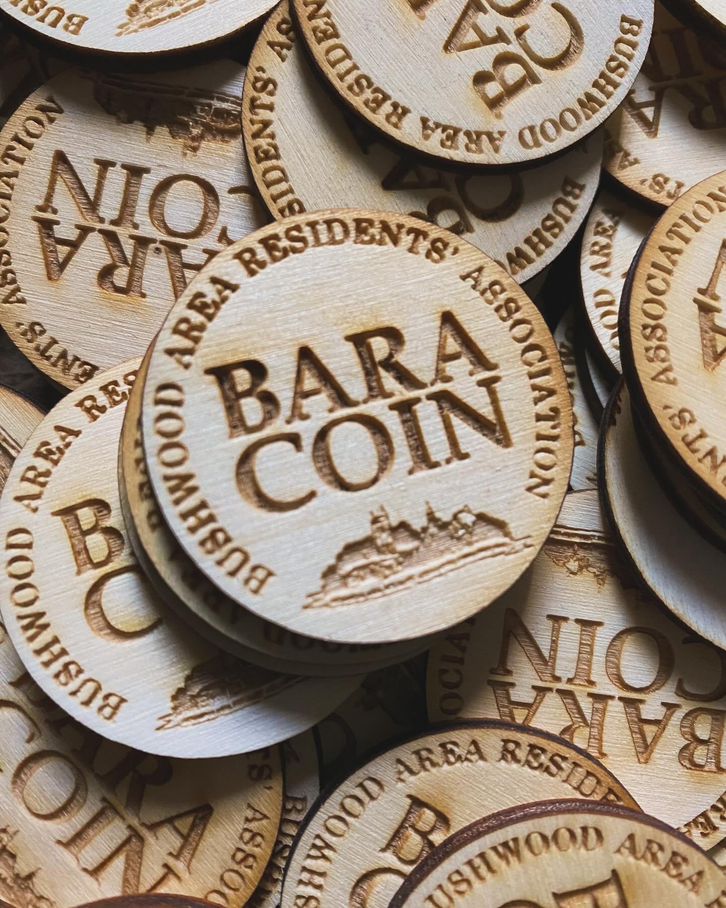 The freshly minted wooden BARA coins. Ready for tonight&rsquo;s cocktail night @stoneminimarket and future BARA events.
#leytonstone #e11 #residentsassociation #bushwood #lasercut #customcoins